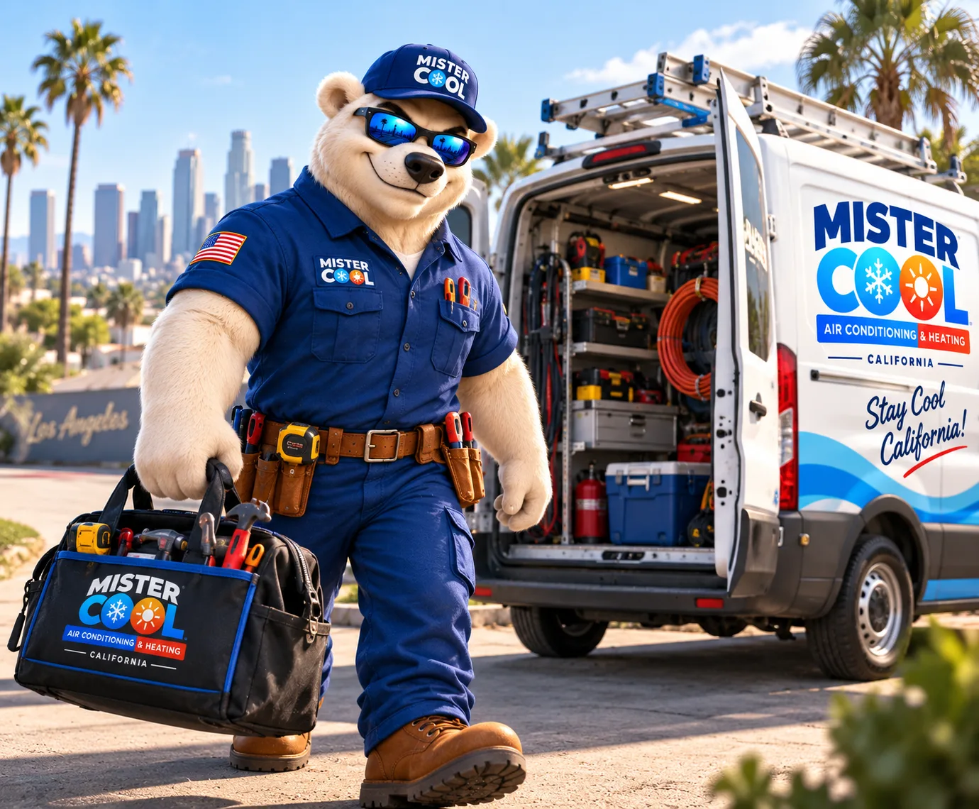 Mister Cool air conditioning and heating service across Los Angeles